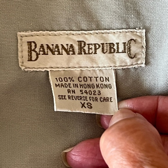 Vintage Banana Republic 100% Cotton Vest Full Button Sz XS Cowgirl Western - Picture 7 of 11